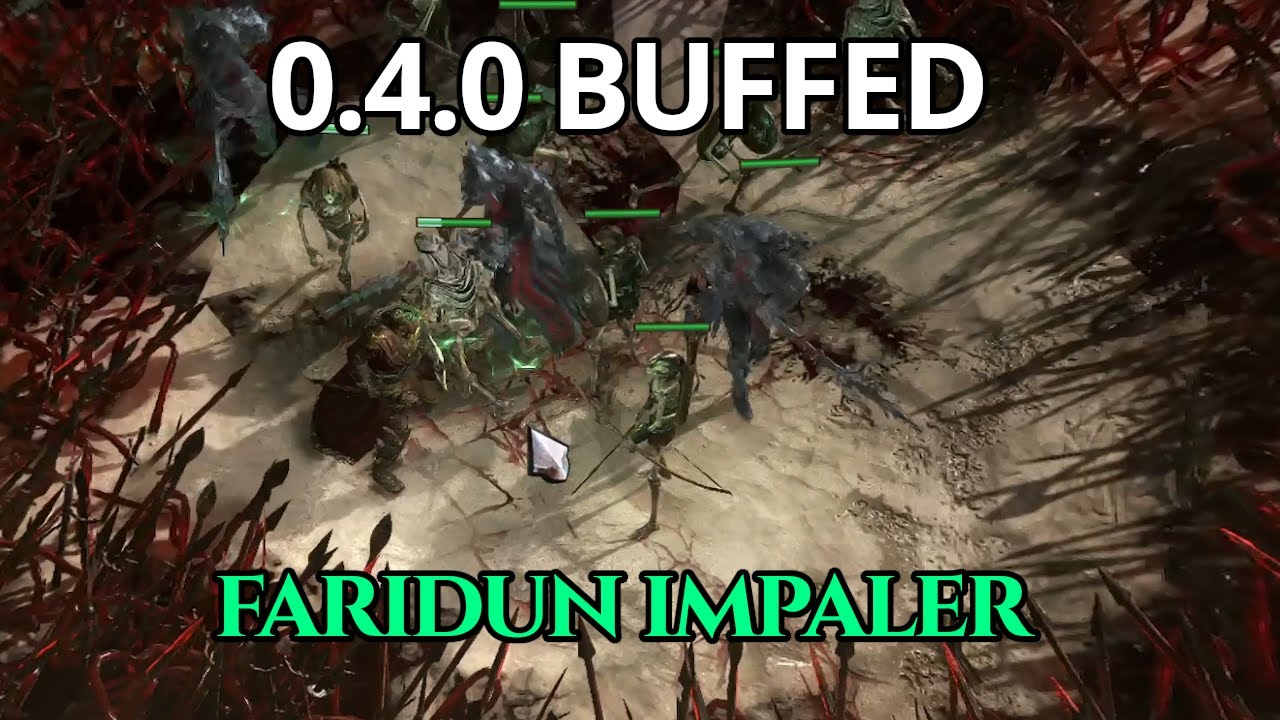 POE2 0.4.0 BUFFED Spectre - Faridun Impaler in T15 Endgame