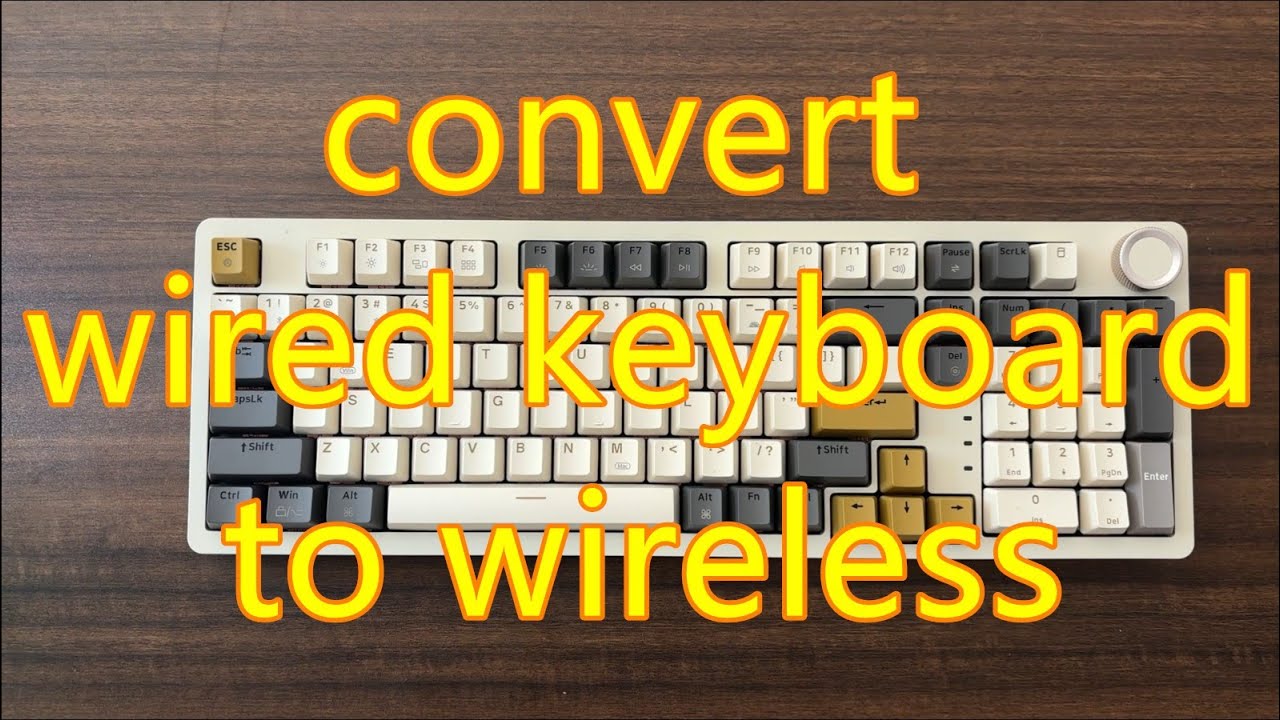 convert wired keyboard to wireless,Wired keyboard changed to use Bluetooth adapter