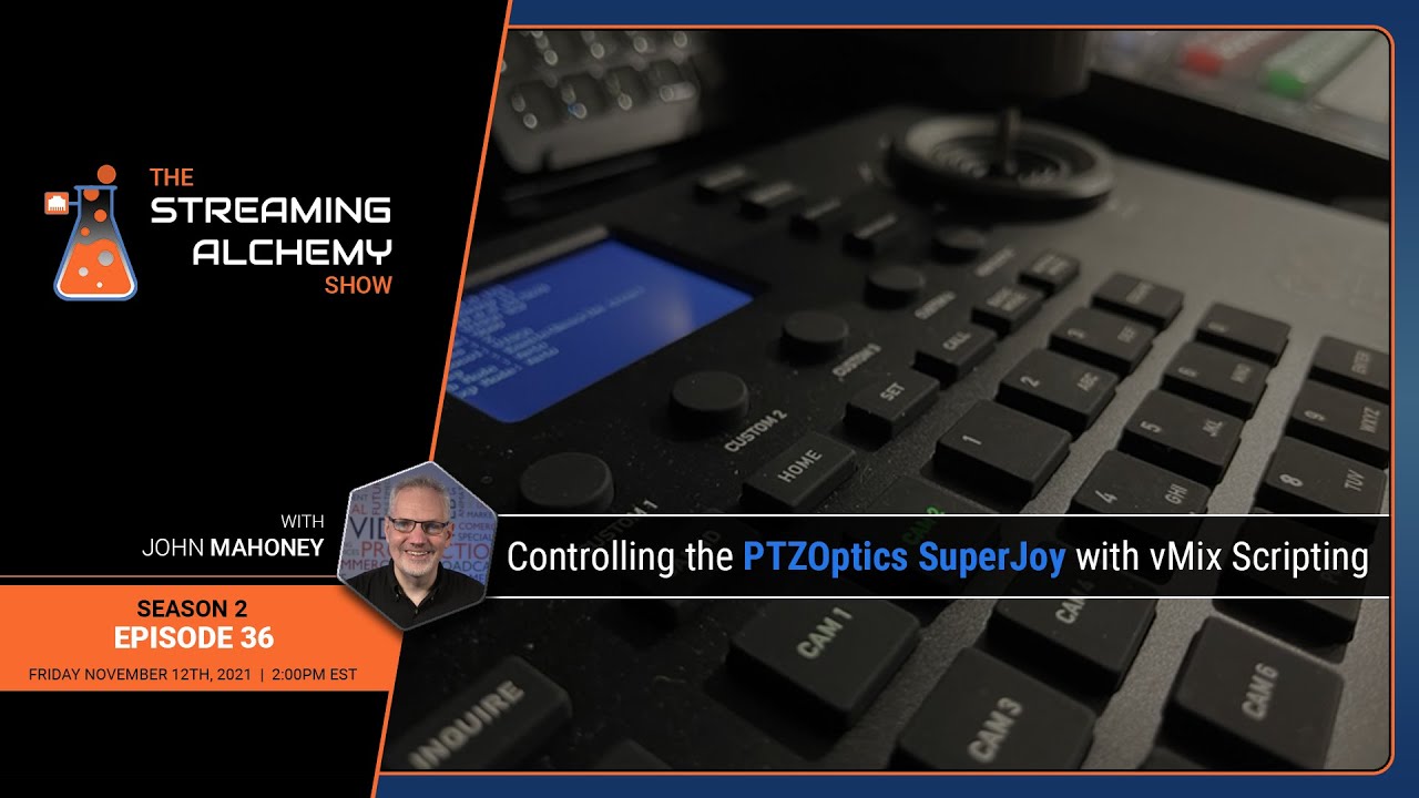 Controlling the PTZOptics SuperJoy from vMix Scripting