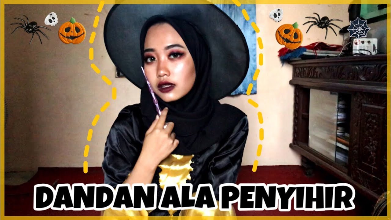 MAKEUP SIMPLE ALA PENYIHIR [MAKEUP HALLOWEN WITCHES]