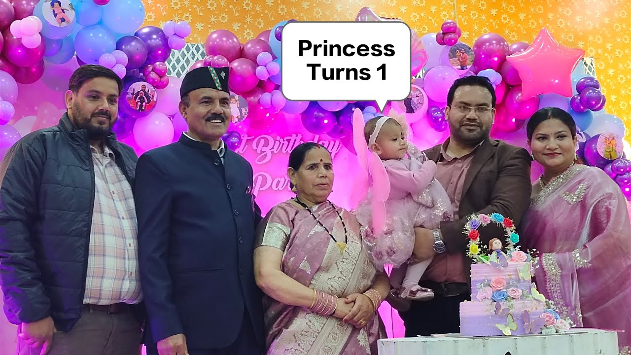  🎀 Saanvika Turns ONE 👑🎂 | 1st Birthday Party Celebration Vlog | Shalini rawat 22