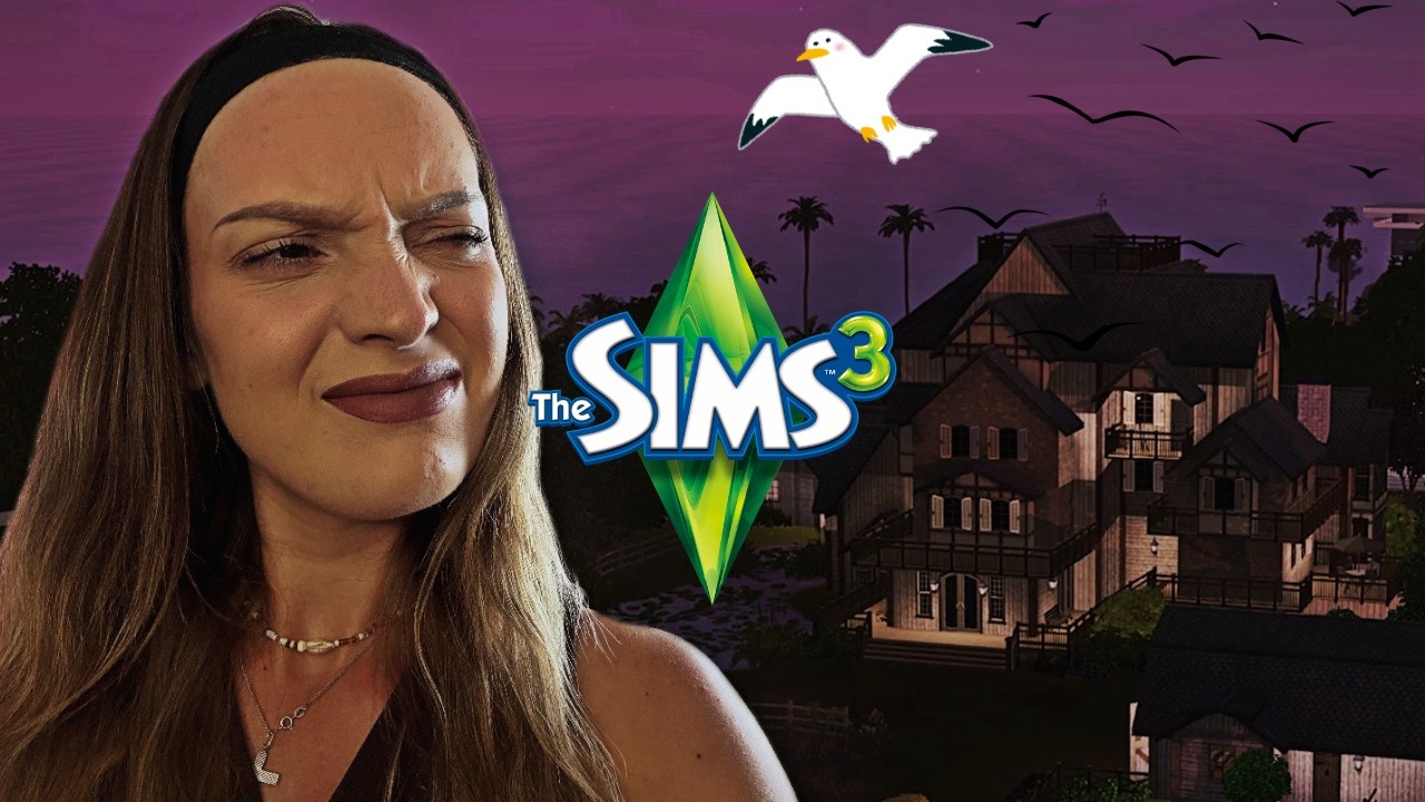 seagulls are haunting me at the tomb..🐦 | Gamer Tombs #10⚠️(The Sims 3 series)