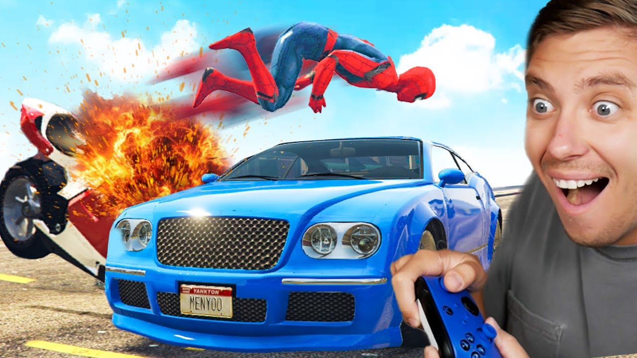 INSANE Spiderman Ragdolls in GTA 5 (Gta 5 mods)
