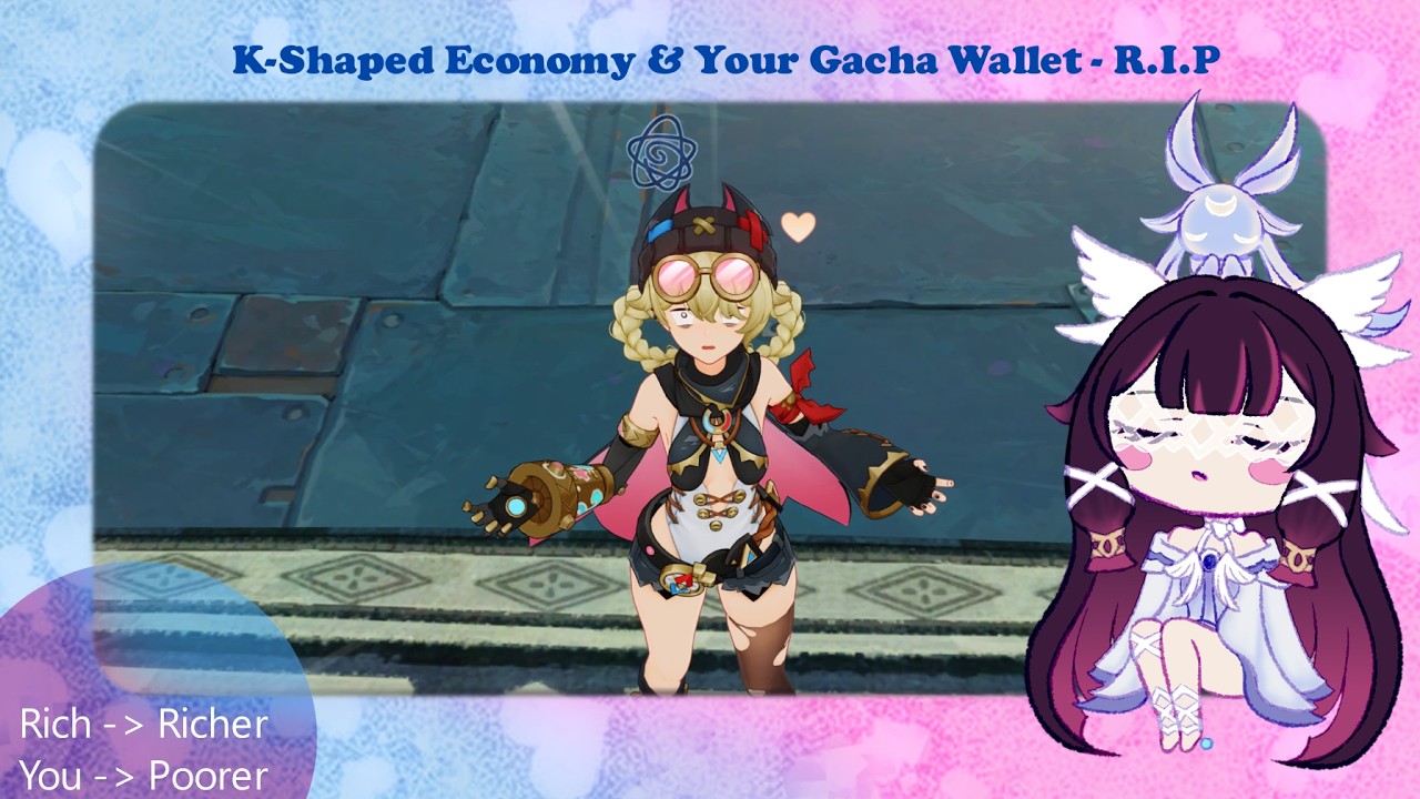 What The K-Shaped Economy Means For You As Gacha Player - Genshin/HSR/Wuwa Monetisation Analysis