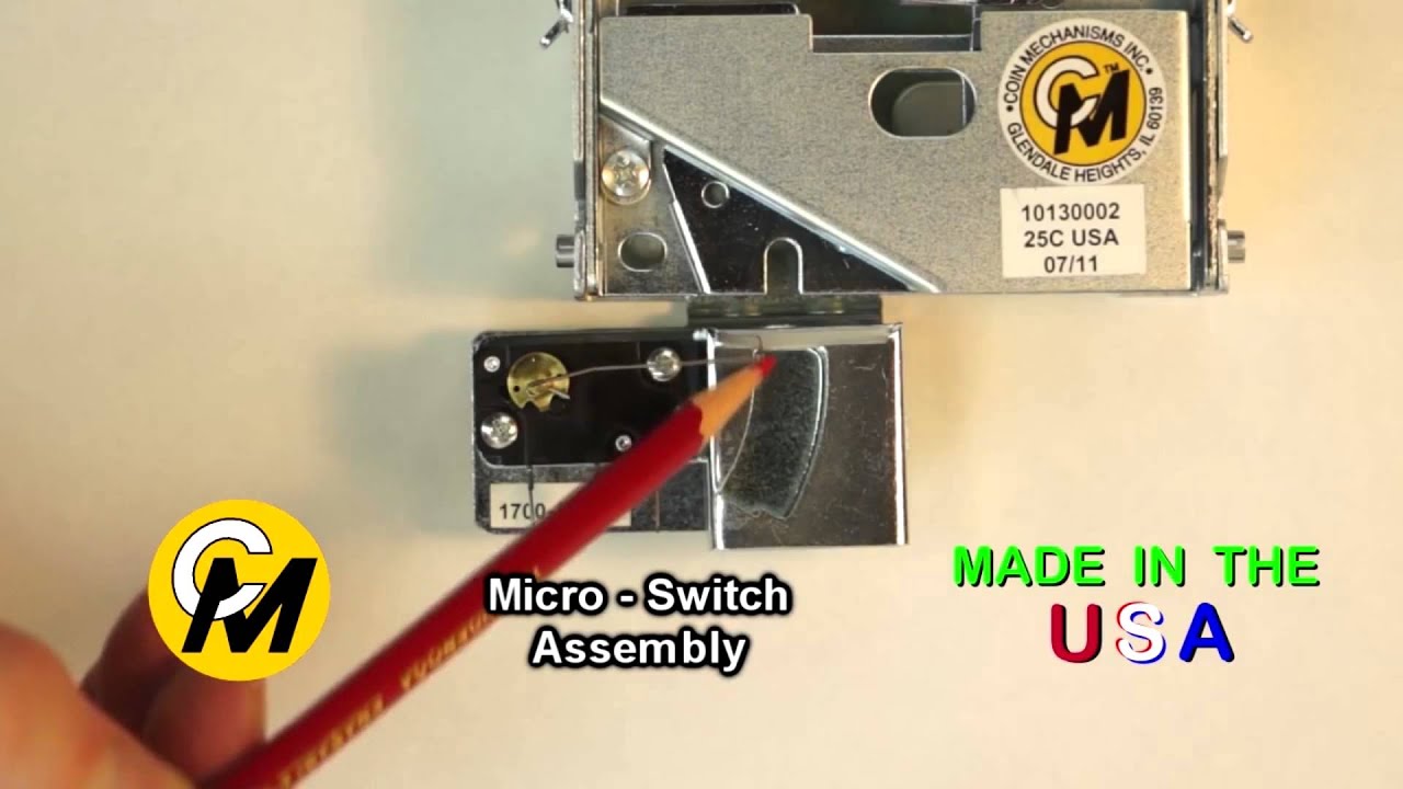 Coin Mechanisms Coin Replacement Switch