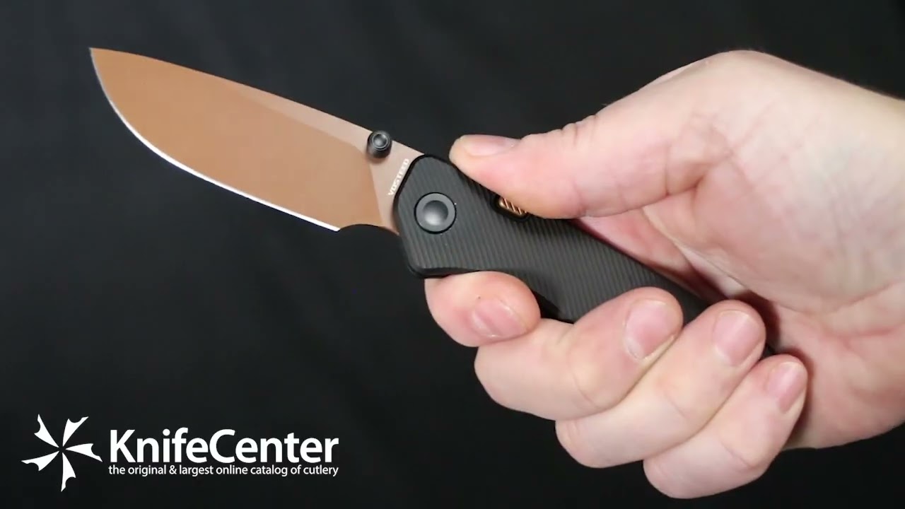 Vosteed Knives Marten 330 Button Lock Folding Knife