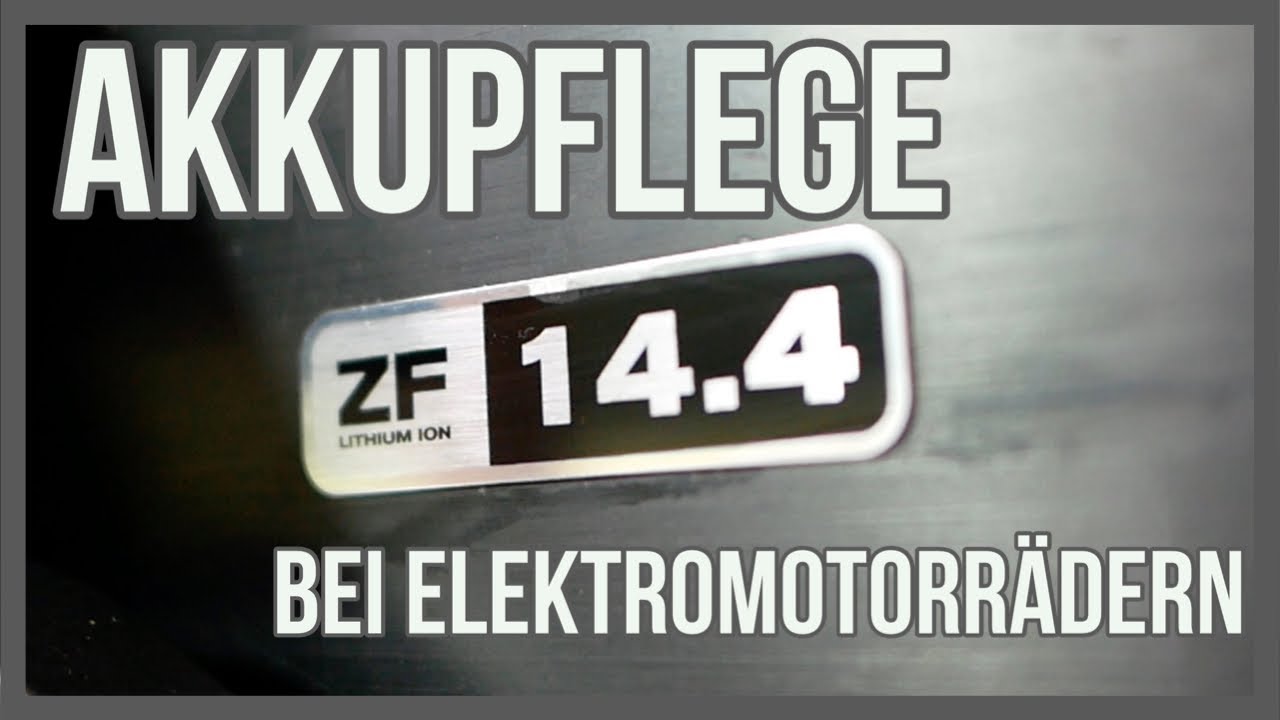 Akkupflege beim Elektromotorrad - Worauf ist zu achten, was sollte vermieden werden?