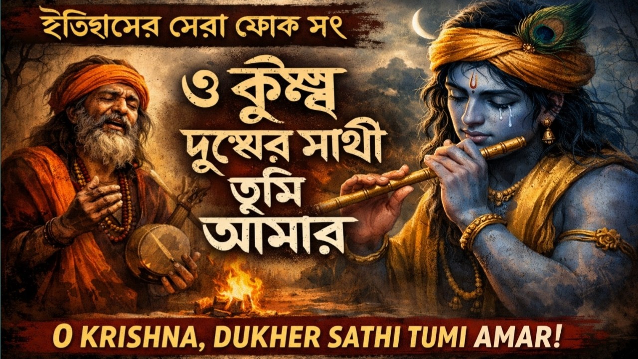 ও কৃষ্ণ দুঃখের সাথী তুমি আমার   সেরা বাংলা বাউল গান oo krishno duker sathi tumi amer#album sujit