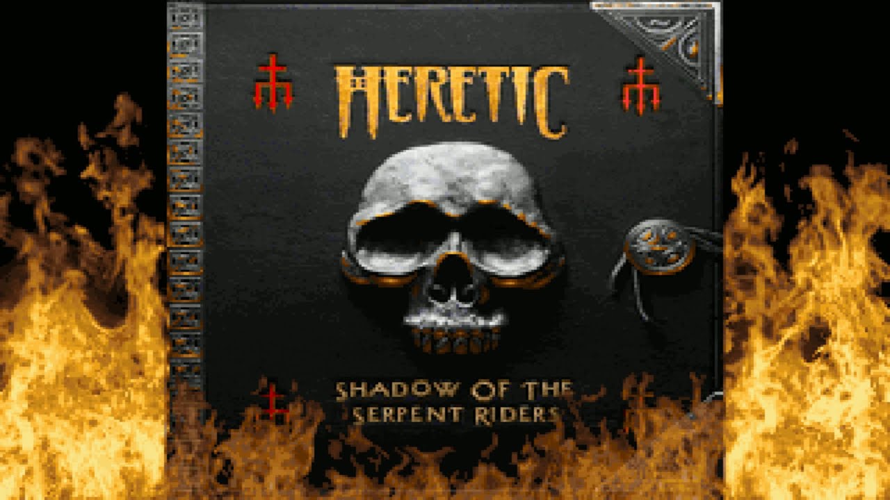 Old Games - Heretic / E1M1 - The Docks / PC Gameplay 1080p