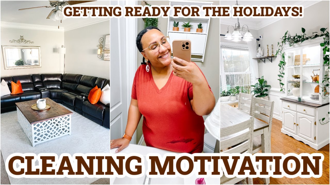 VLOG: GET IT ALL DONE | CLEANING MOTIVATION | PREPPING FOR THE HOLIDAYS | CLEAN WITH ME | CLEANING