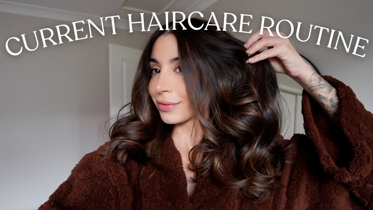 my healthy hair routine + my dyson airwrap tutorial 🧴🎀🪮