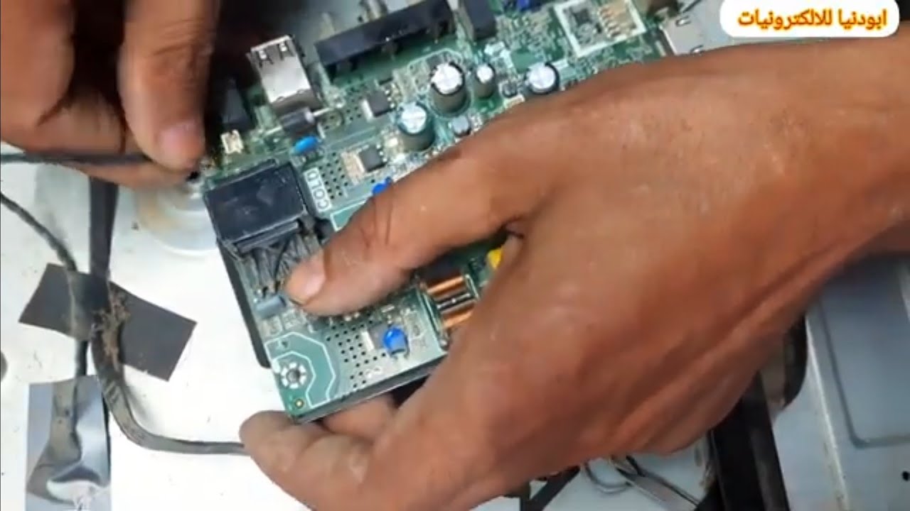 شرح تبديل بردة شاشة تورنادو tornado 32 LED واصلاح مشاكل بعد  الاستبدال