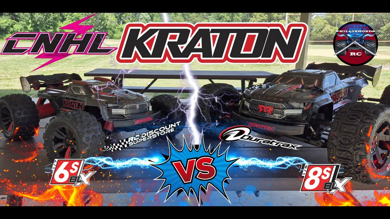 Arrma Kraton 8S vs 6S  Round 1 n 2