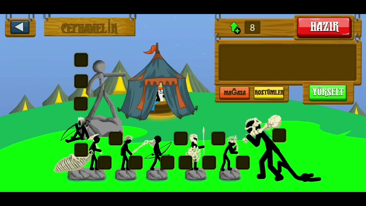 Stick War Hileli Legacy Yeni Mod Oynuyorum.