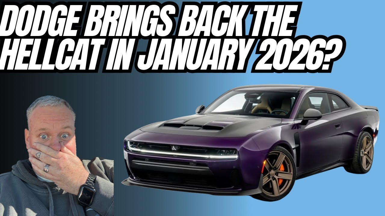 Возвращение Dodge Charger Hellcat в январе 2026 года? Война за мощность возобновляется!
