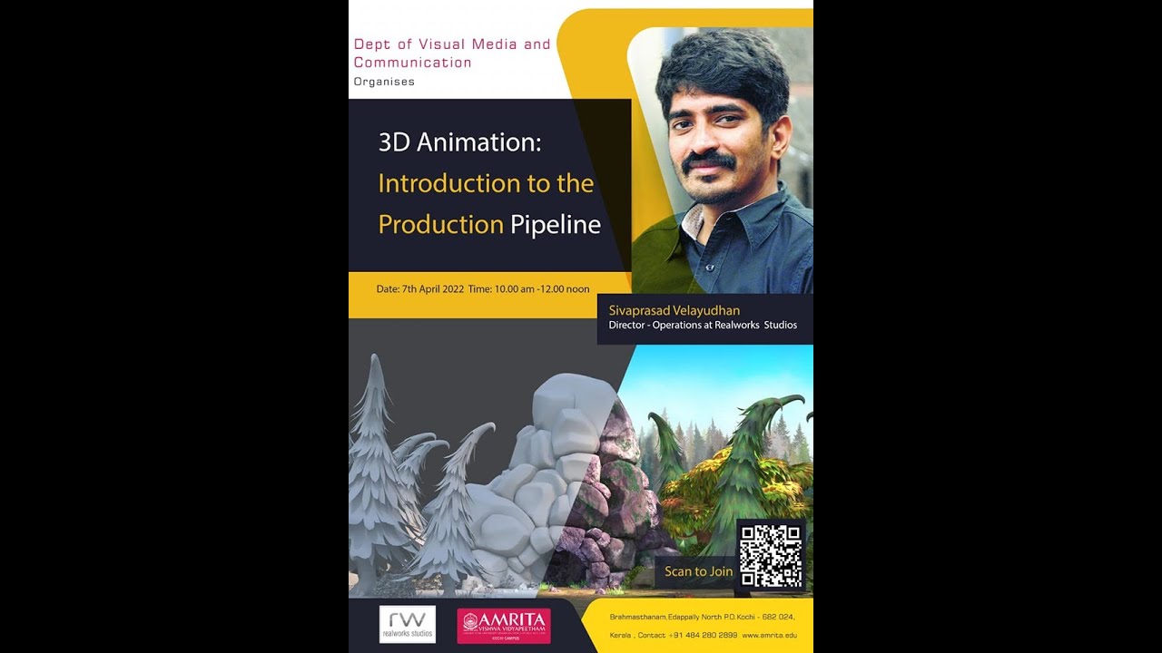 3D Animation Workshop by Sri Sivaprasad Velayudhan, Realworks Studios