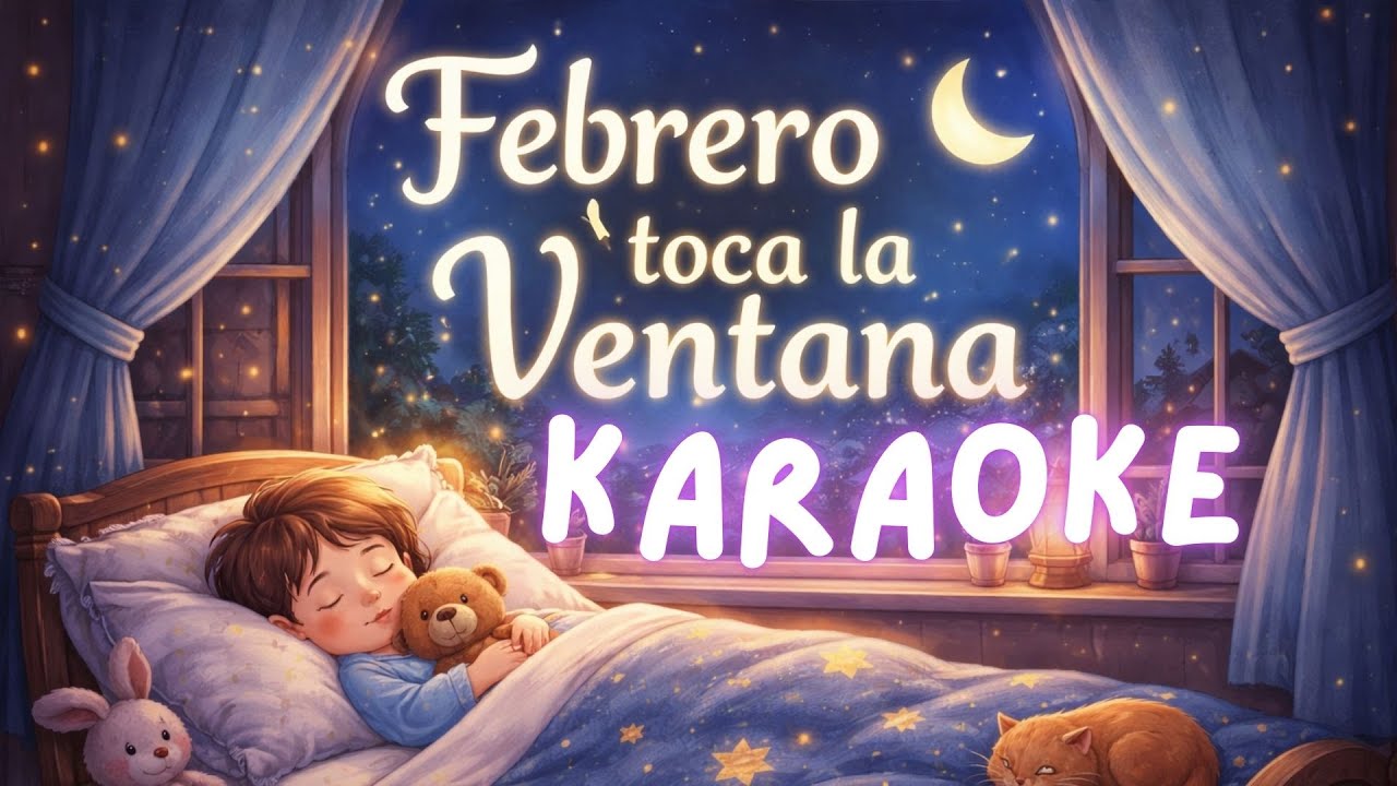 🎤🌙 **Febrero Toca la Ventana | Versión karaoke – Instrumental Suave en Español** ❄️🤍
