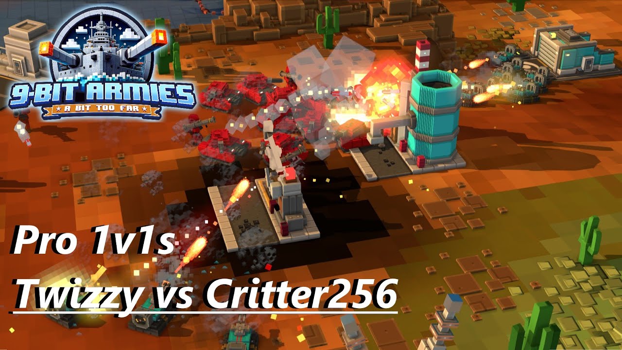 Pro 9-Bit Armies 1v1s Twizzy vs Critter256 | Co-Cast with Jude Dauval