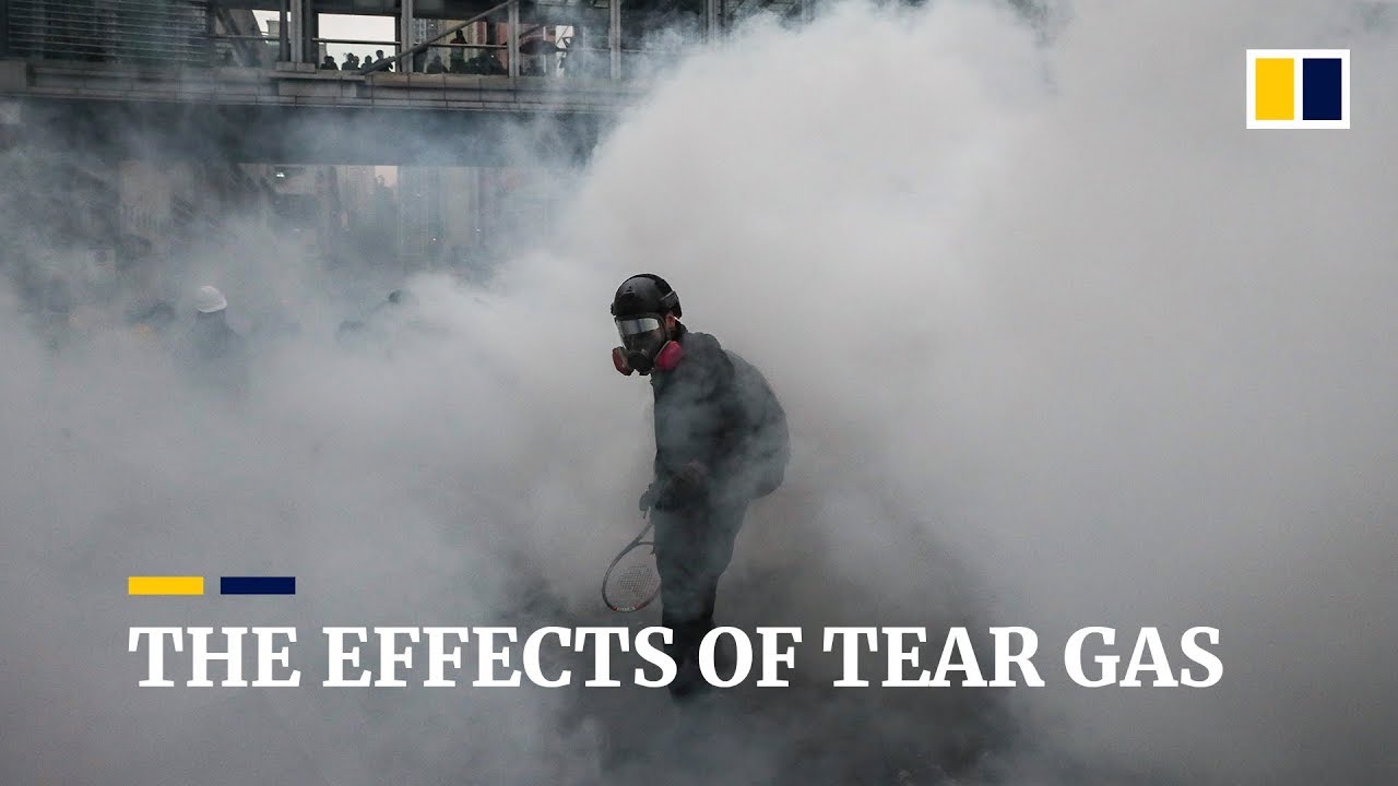 The effects of tear gas