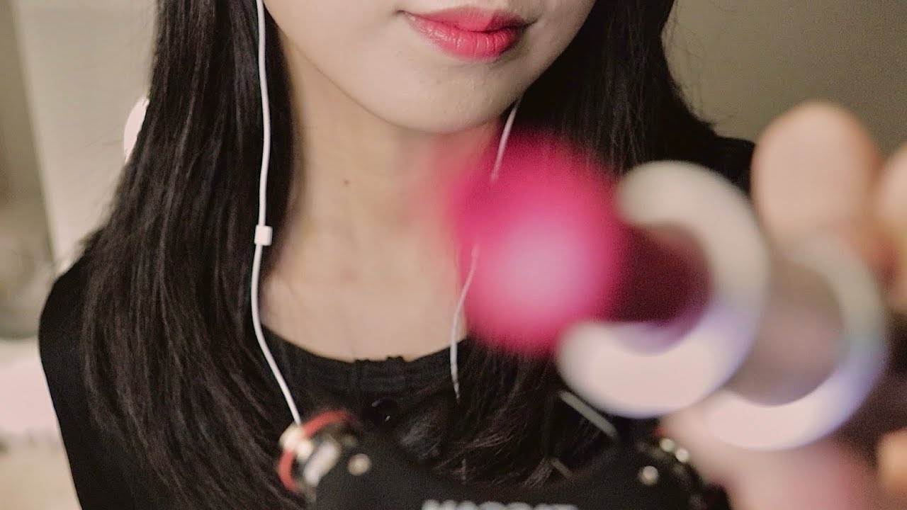 ASMR 보면 무조건 잠🫠 초근접 시각적 트리거💫와 간지러운 후시녹음👂🏻 잠들기 충분..👀