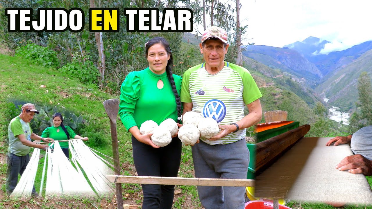 URDIR EL HILO Y TEJIDO EN TELAR secretos ancestrales del tejido andino