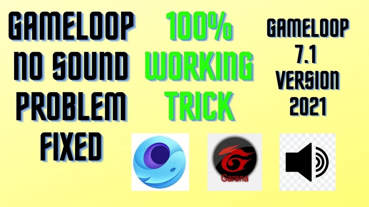 NO SOUND PROBLEM FIXED IN GAMELOOP | SOUND GLITCH IN GAMELOOP FREE FIRE | BAD SHADOW 11