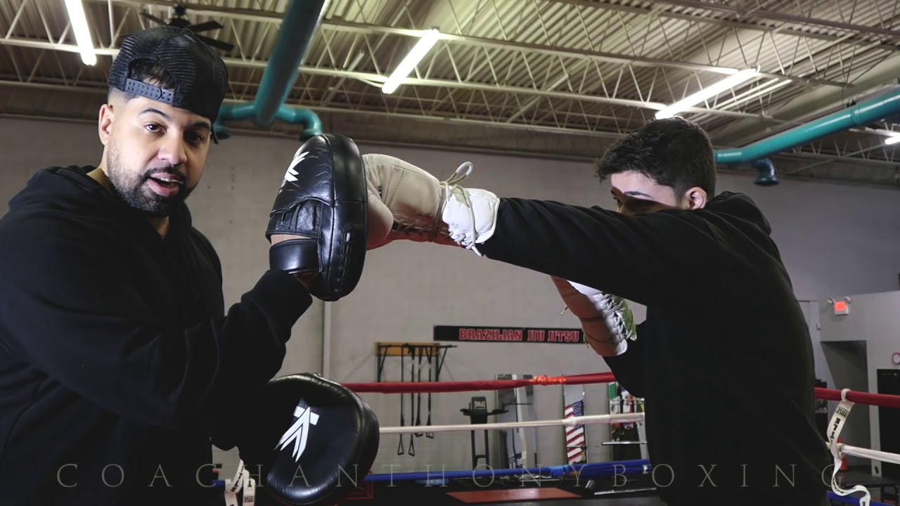 Boxing | How to | Work The Basic Jab on the mitts | Coach Anthony Boxing