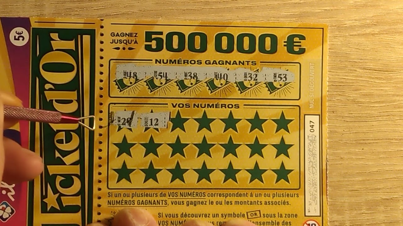 🍀🍀Ont se grattes les nouveaux ticket de la FDJ, 6 Ticket D'or + 2 X20🍀🍀