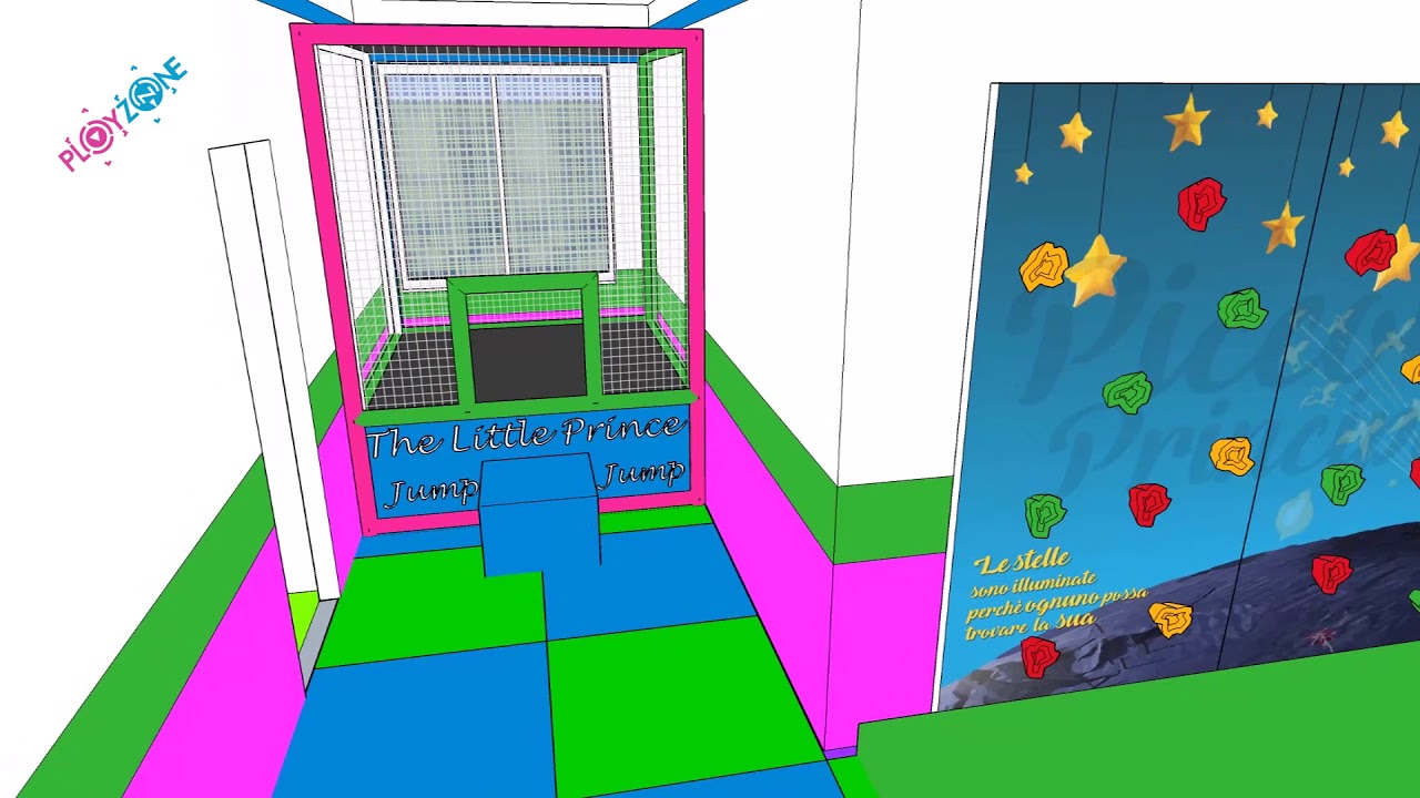 Nuova Ludoteca - Progetto 3d