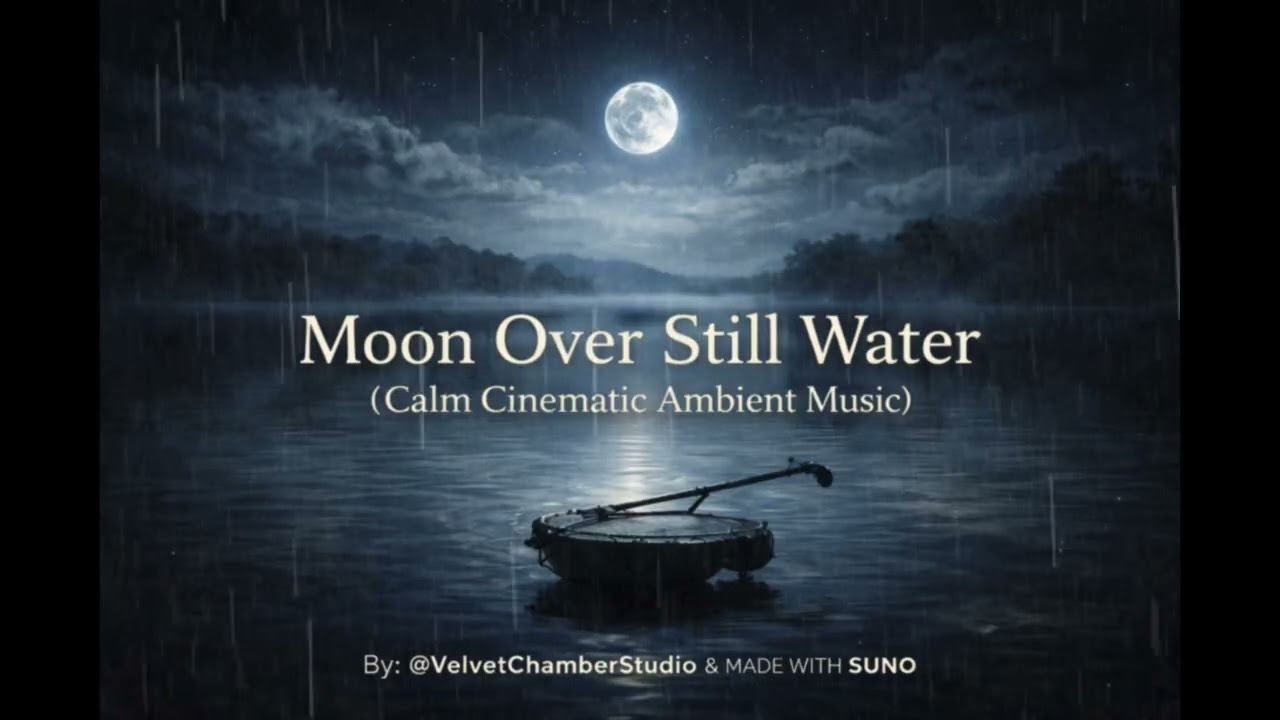 Moon Over Still Water | Calm Cinematic Ambient Music