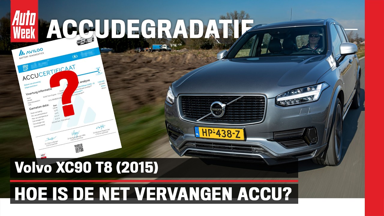 Christiaan kocht een compleet nieuwe accu voor zijn Volvo XC90 T8 (2015), wij doen een accutest