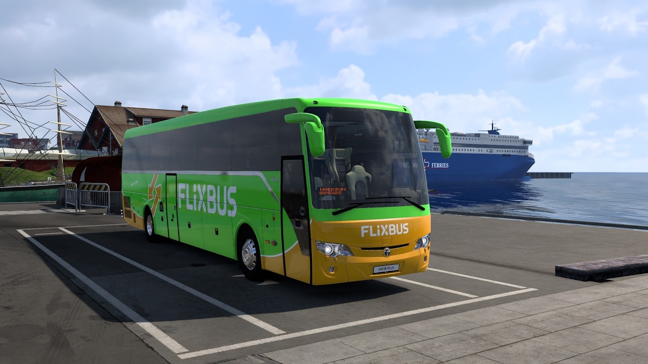 Euro Truck Simulator 2 Temsa Safir Plus with Bike Carrier