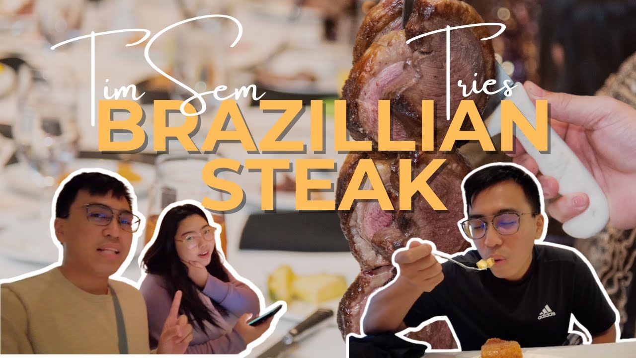 TimSem trying Brazilian Steakhouse in Minnesota | Fogao Gaucho