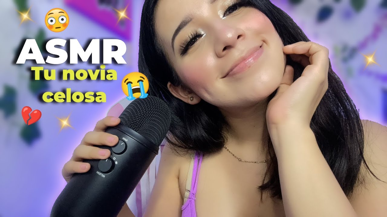Tu NOVIA se pone CELOSA  😱 | #ASMR en español roleplay ✨