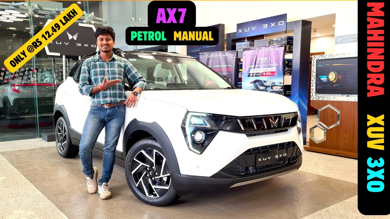 Mahindra XUV 3xO 🔥 AX7 petrol manual variant 🔥 Only @Rs 12.49 Lakhs ✅
