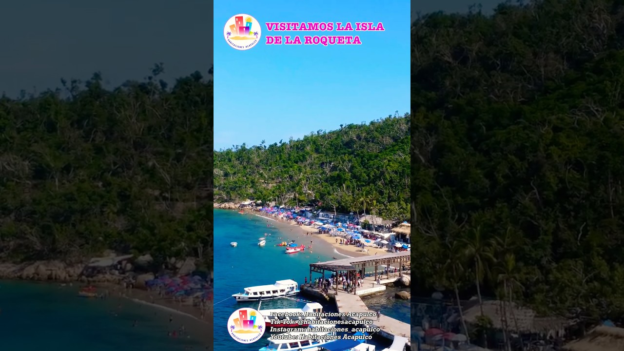 La Isla de la roqueta&hellip;.siguenos en nuestras redes sociales como: Habitaciones Acapulco #acapulco