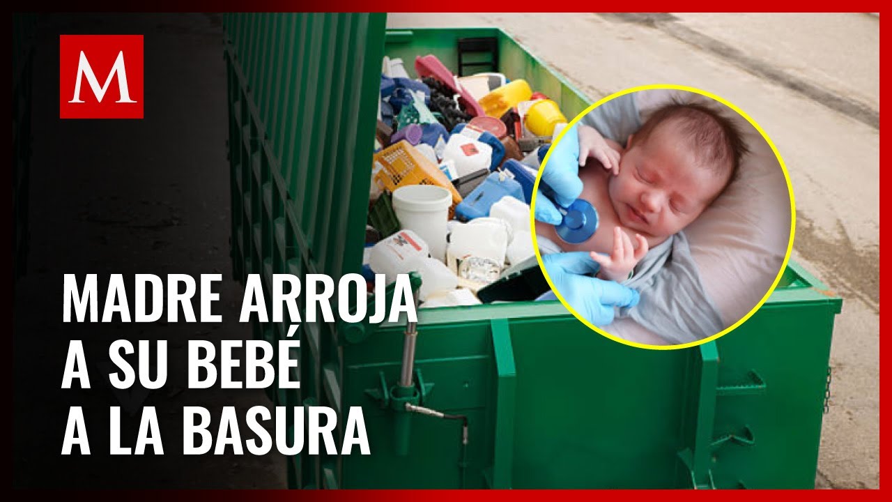 Mujer abandona a su bebé en un basurero