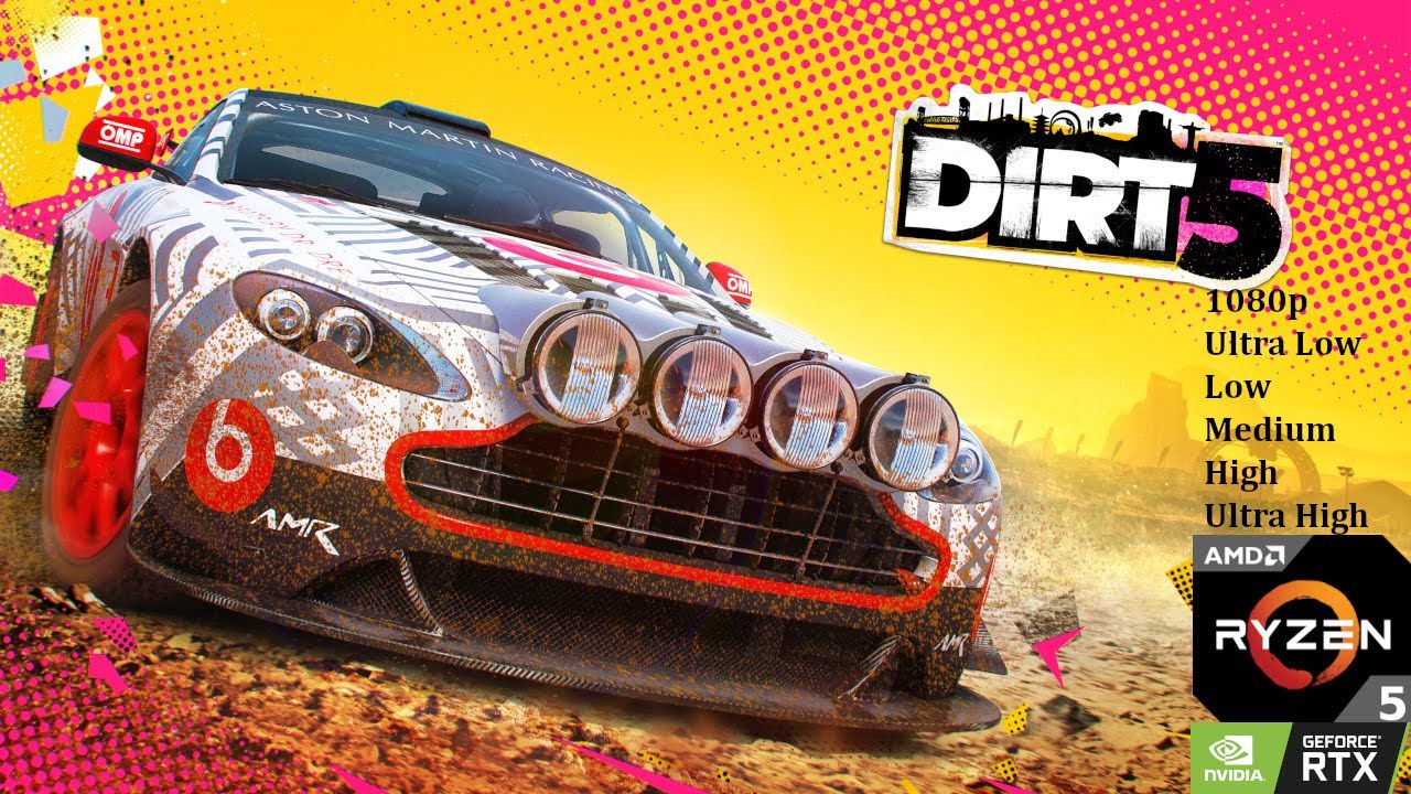 Dirt 5 Benchmark (Ultra Low - Ultra High) RTX 3050 8gb, AMD Ryzen5 5500