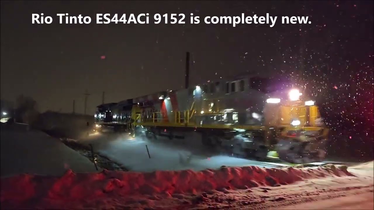 Wabtec teams up Australia's Rio Tinto ES44ACi with CSXs CM44AH (watch to the end!)