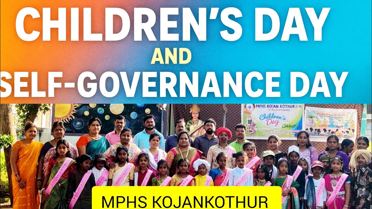 Children's day & Self-governance day celebrations at MPHS KOJANKOTHUR #govtschool #trending #shorts 