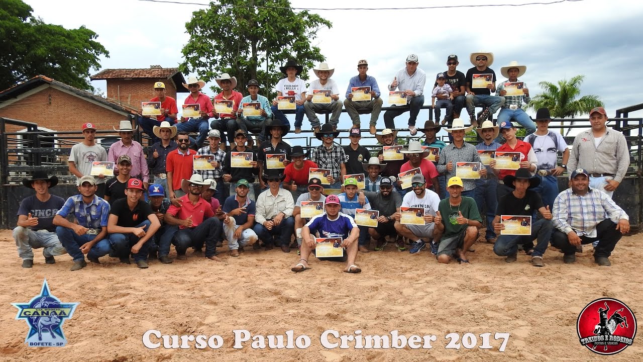 Curso de montarias em touros - Paulo Crimber 2017 (PARTE 01)