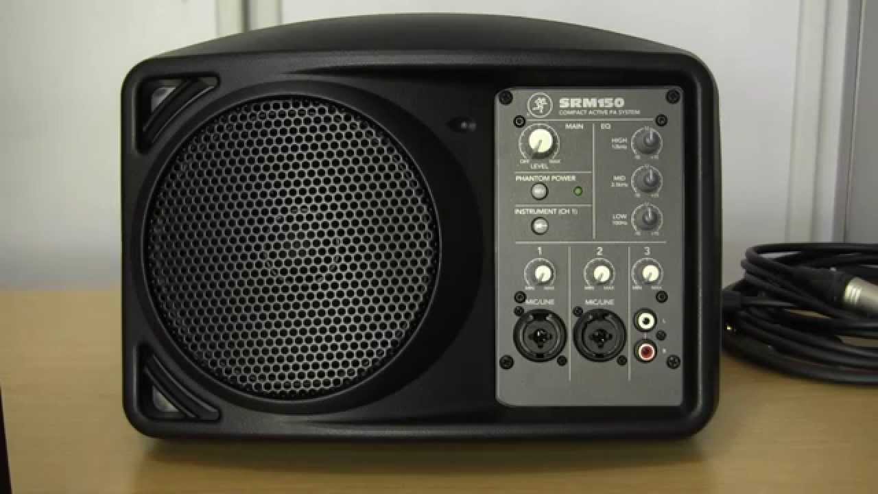 Mackie SRM150 powered loudspeaker review and user guide