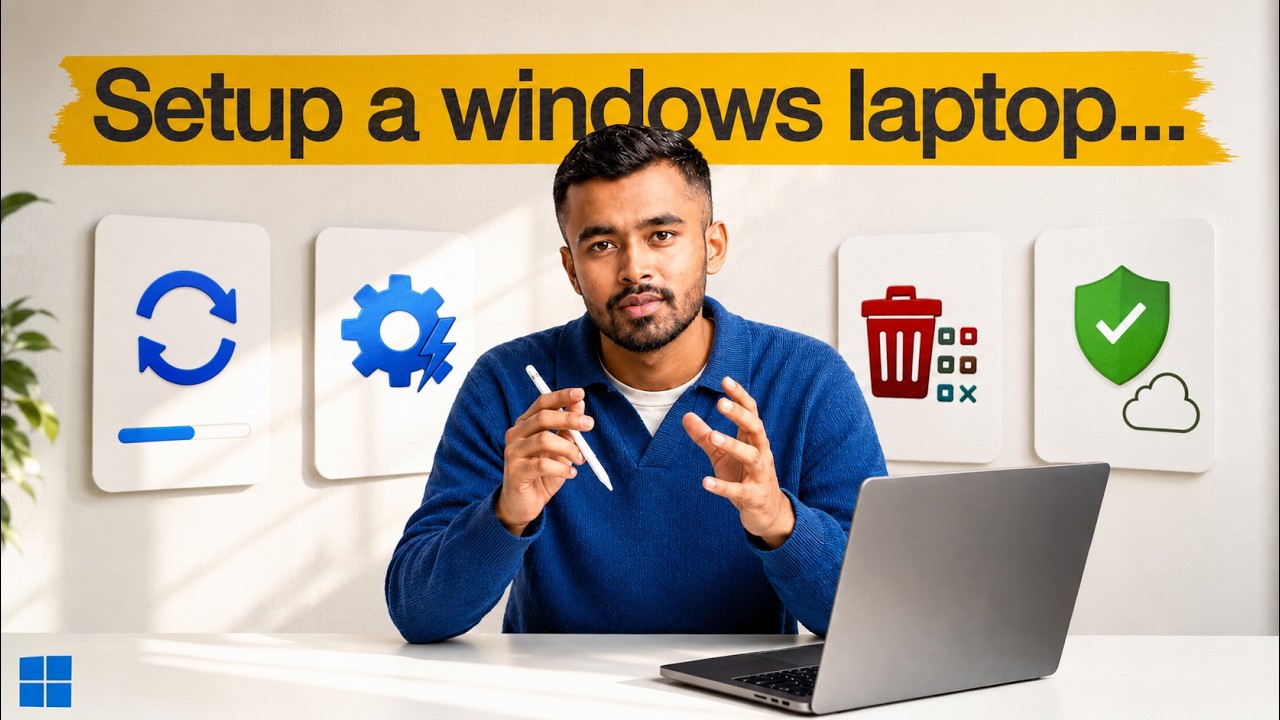 How to Setup New Laptop? Step by Step - Laptop Setup Guide 2026 ⚡ Windows 11
