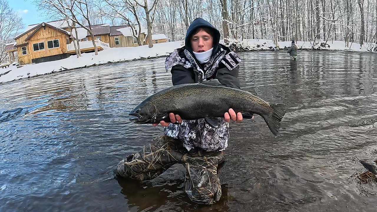 3 Days Fly Fishing the Salmon River & Ice Fishing Nearby Lakes
