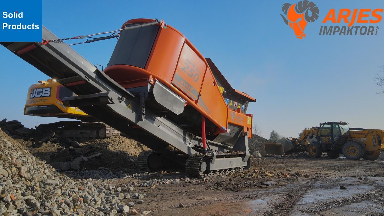 Solid Products - Arjes Impaktor 250 Evo2 (PL) Rozdrabniacz (EN) Shredder - Tour Polska 2025.02
