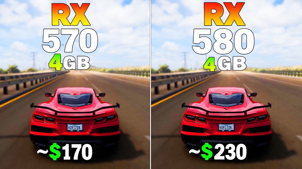 RX 570 vs RX 580 - Test in 12 Games