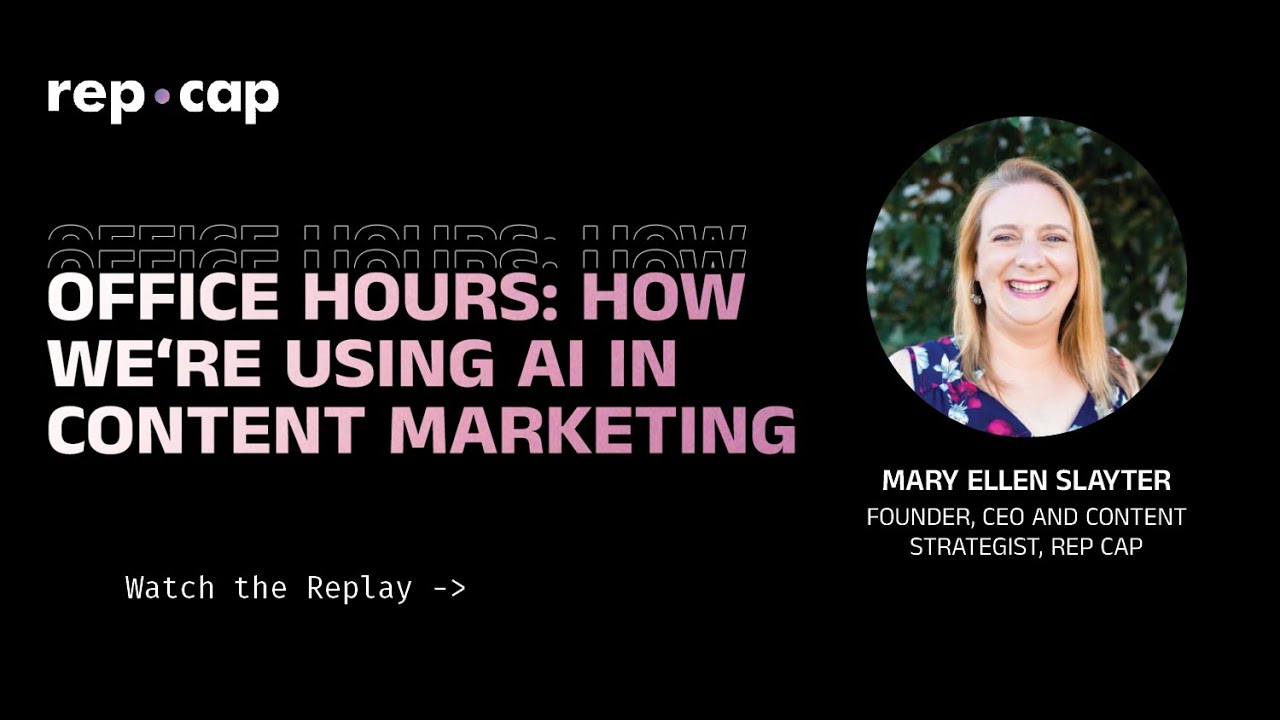 Office Hours: How We're Using AI in Content Without Compromising Quality or Ethics
