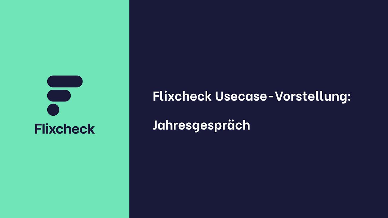 Flixcheck Usecase-Vorstellung: Jahresgespr&auml;ch