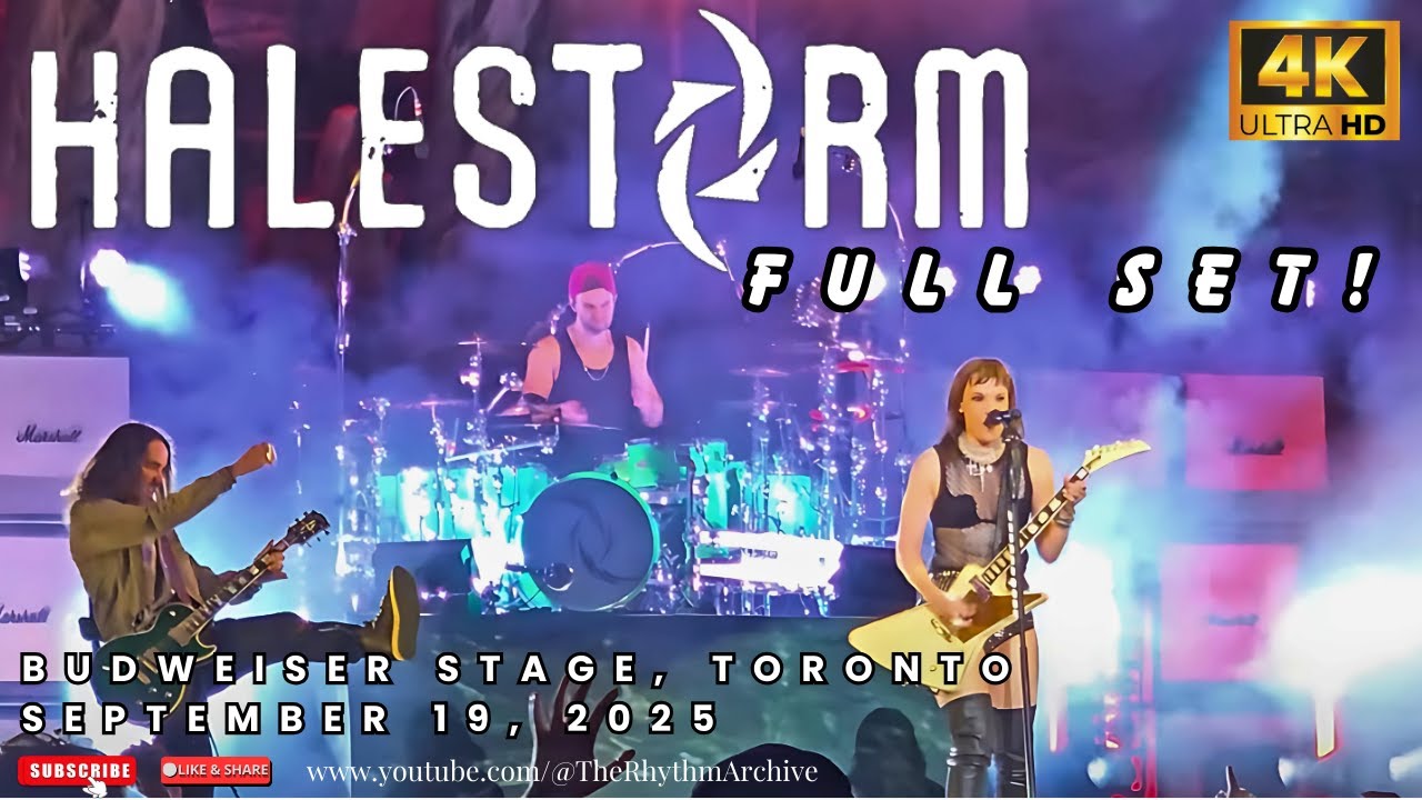 HALESTORM | Full Set in 4K! | Raw Power & Vocals! | Budweiser Stage | Toronto | Sept 19, 2025