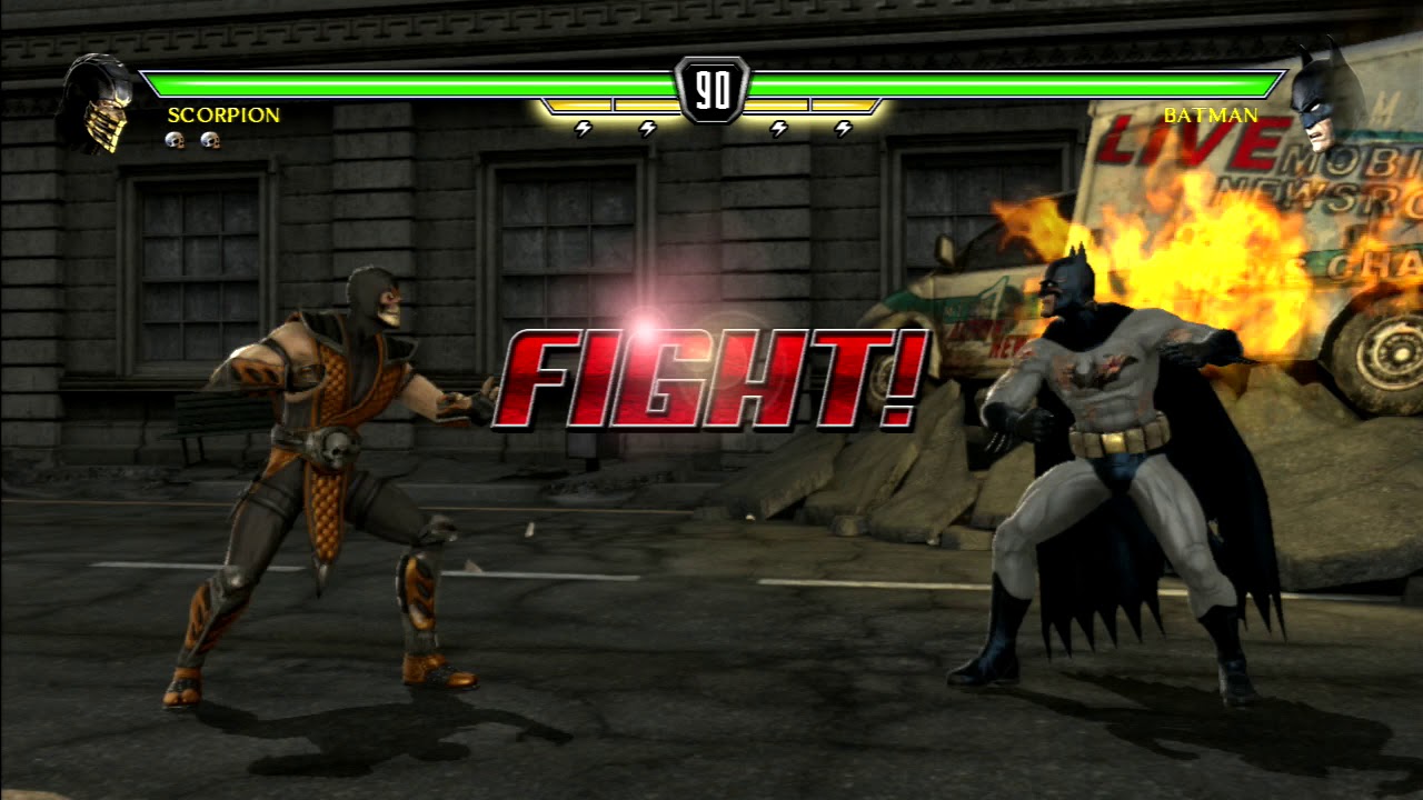 MK VS DC Battles Scorpion VS Batman